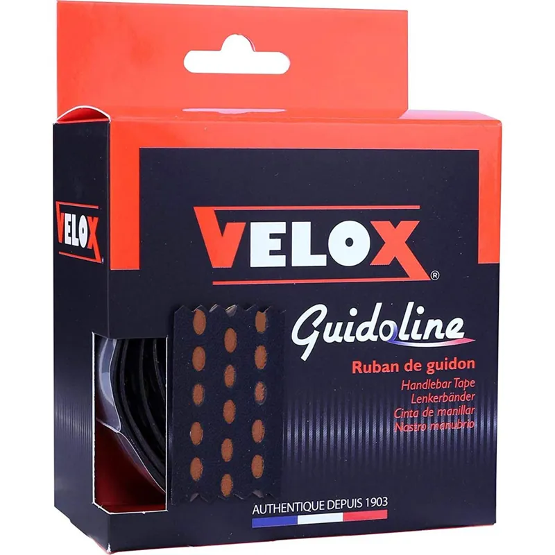 Velox Bi-Colour Dual Density Bar Tape in Black/Brown