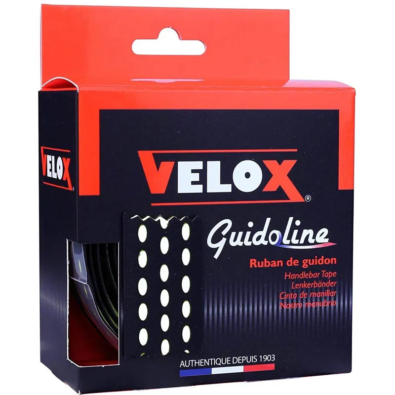 Velox Bi-Colour Dual Density Bar Tape in Black/White
